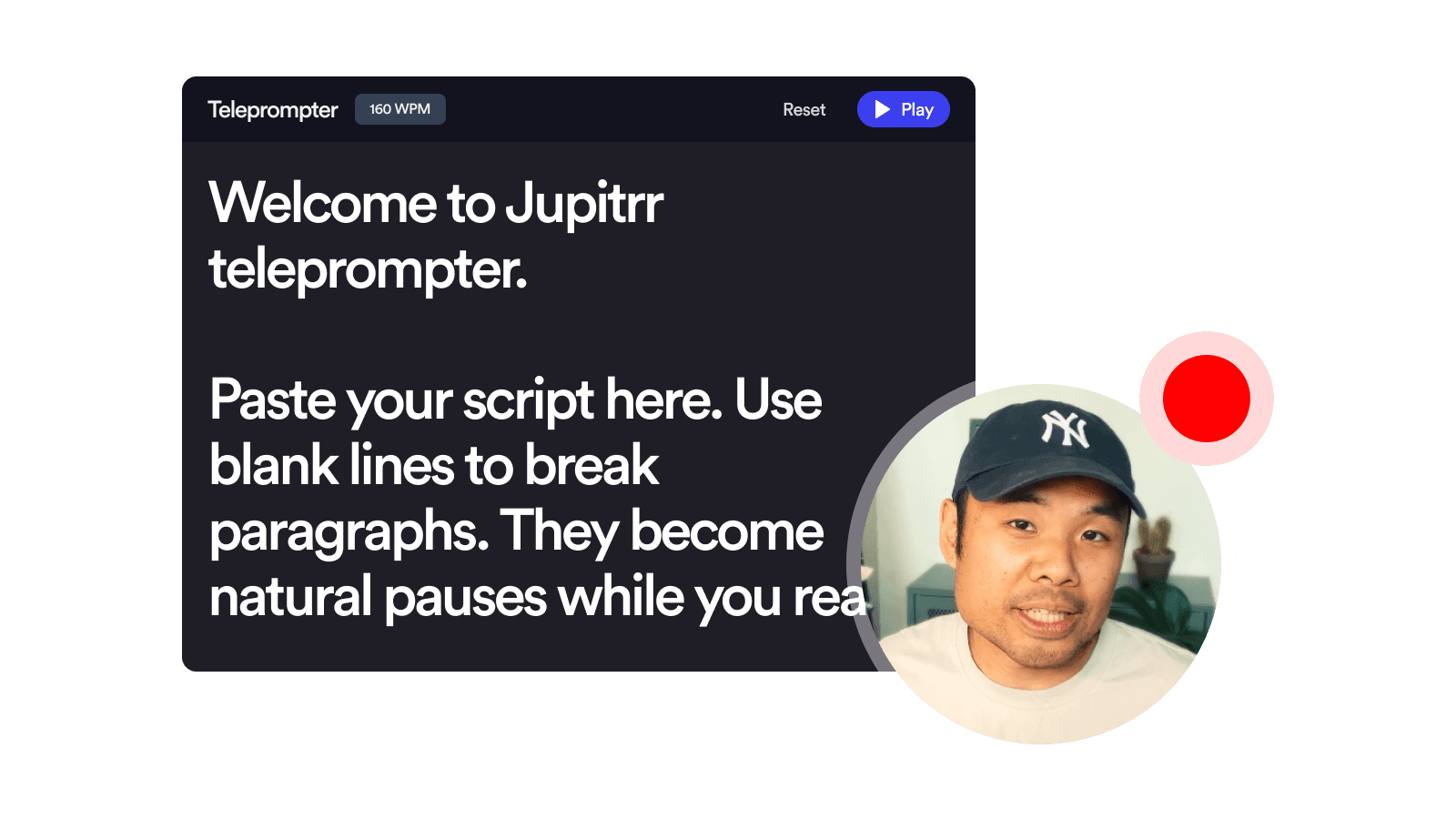 Teleprompter & Camera Recorder