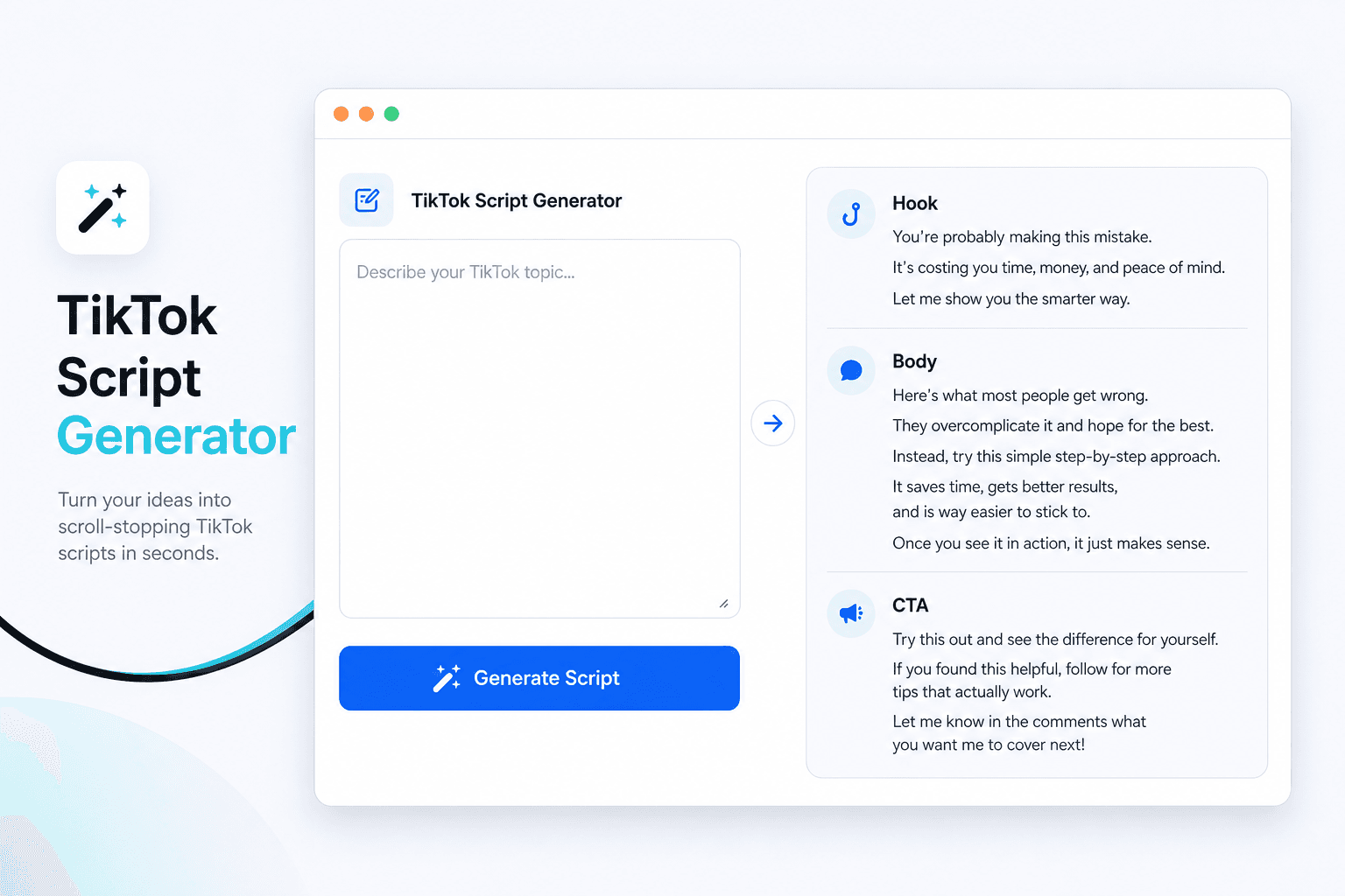 TikTok Script Generator