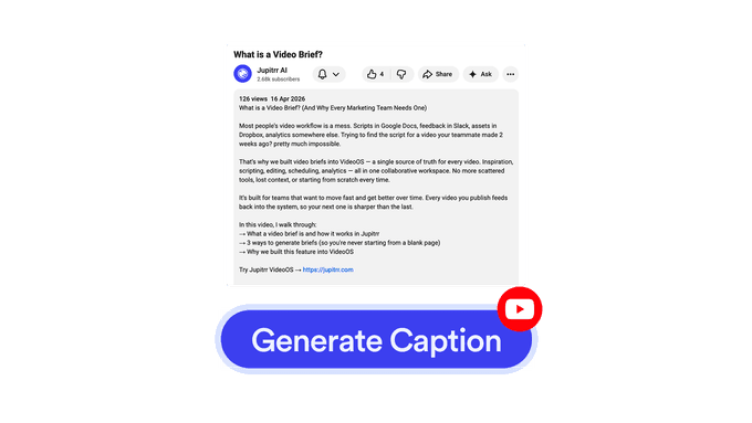 Free YouTube Shorts Caption Generator | Title & Hashtags