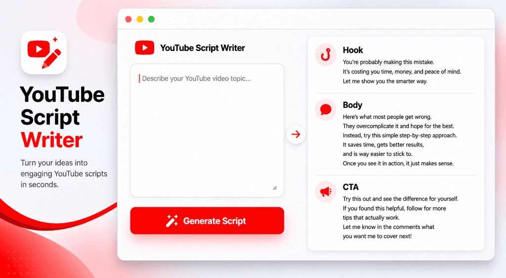 YouTube Script Writer