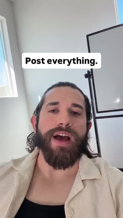 Just post everything.