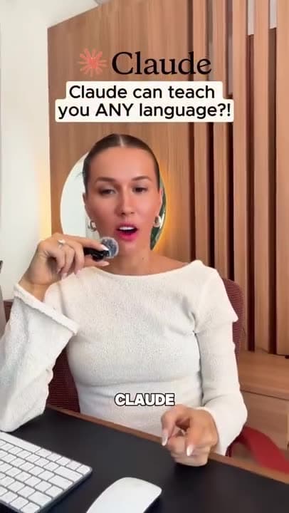 What if I told you that Claude can help you become fluent in any new language better than Duolingo or any tutor?