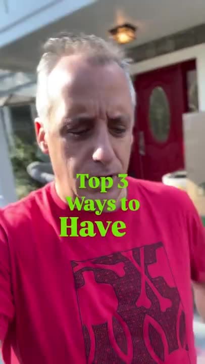 Here's the top three things you could do to make yourself have a better day.