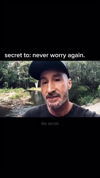 Do you want to know the secret to never worrying again?
