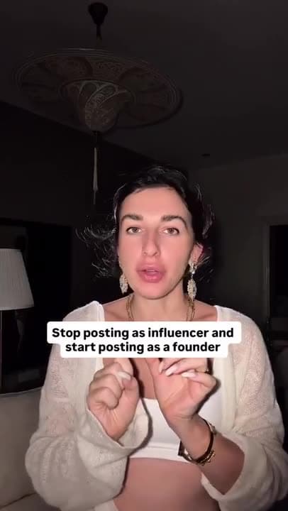 Your content is not attracting clients because you're showing up as an influencer instead of the founder or a business owner?