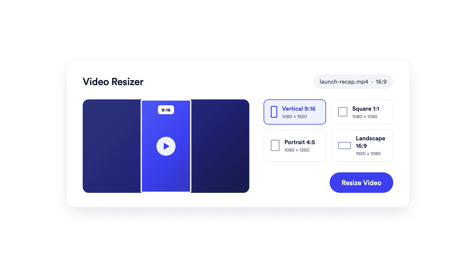 Video Resizer