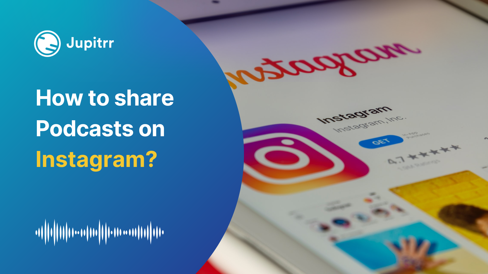 How to share Podcasts on Instagram Posts / Stories?