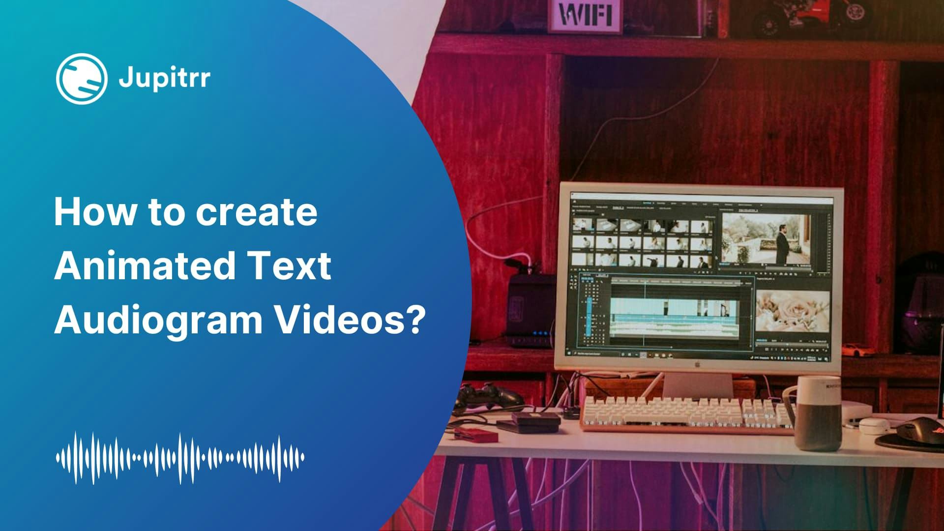 How to create Animated Text Audiogram Videos?