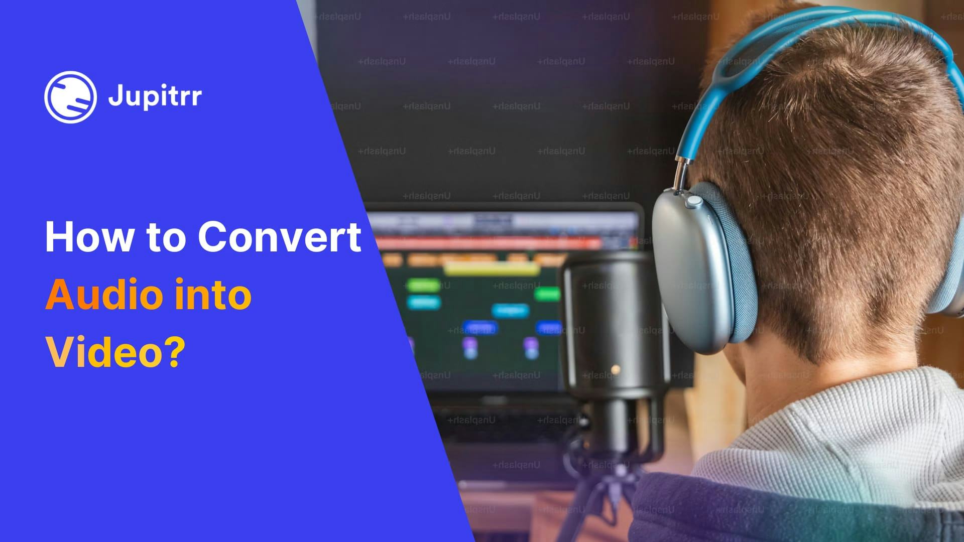 How to Convert Audio into Video?